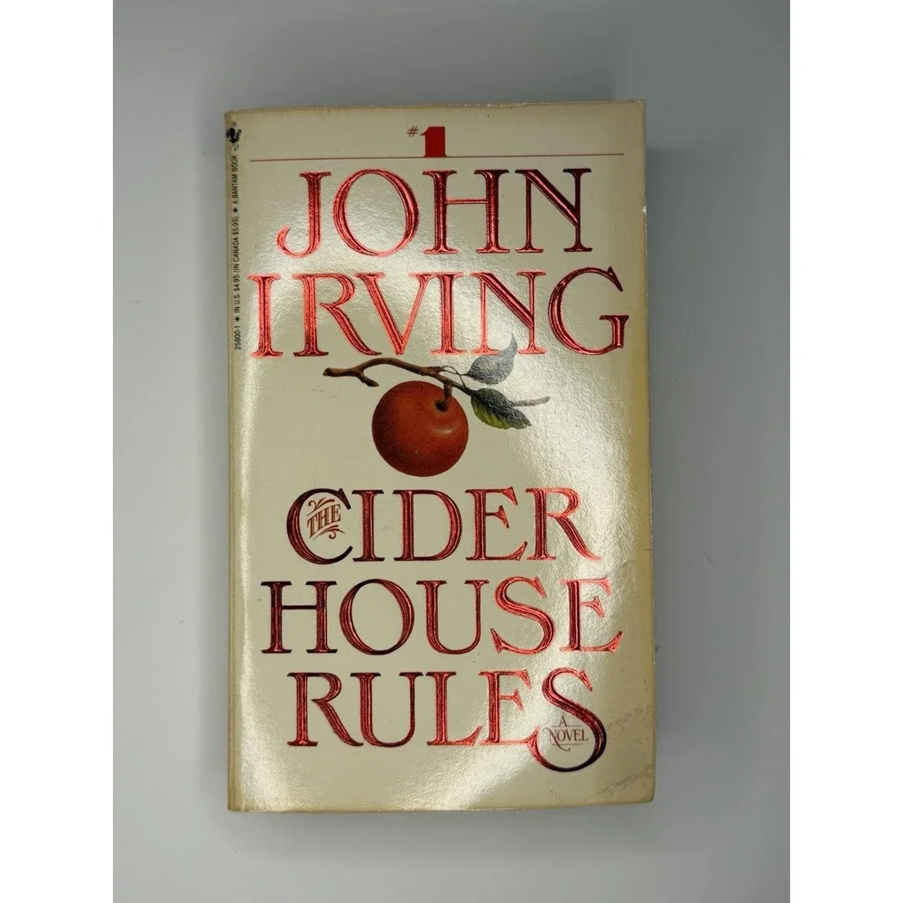 The Cider House Rules John Irving Paperback Bantam Books Fiction Vintage Novel